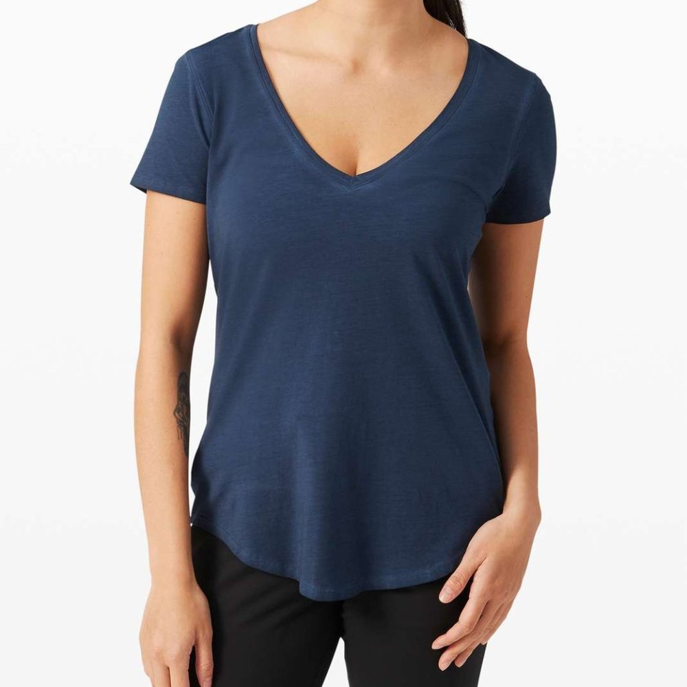 Lululemon Love Tee V True Navy